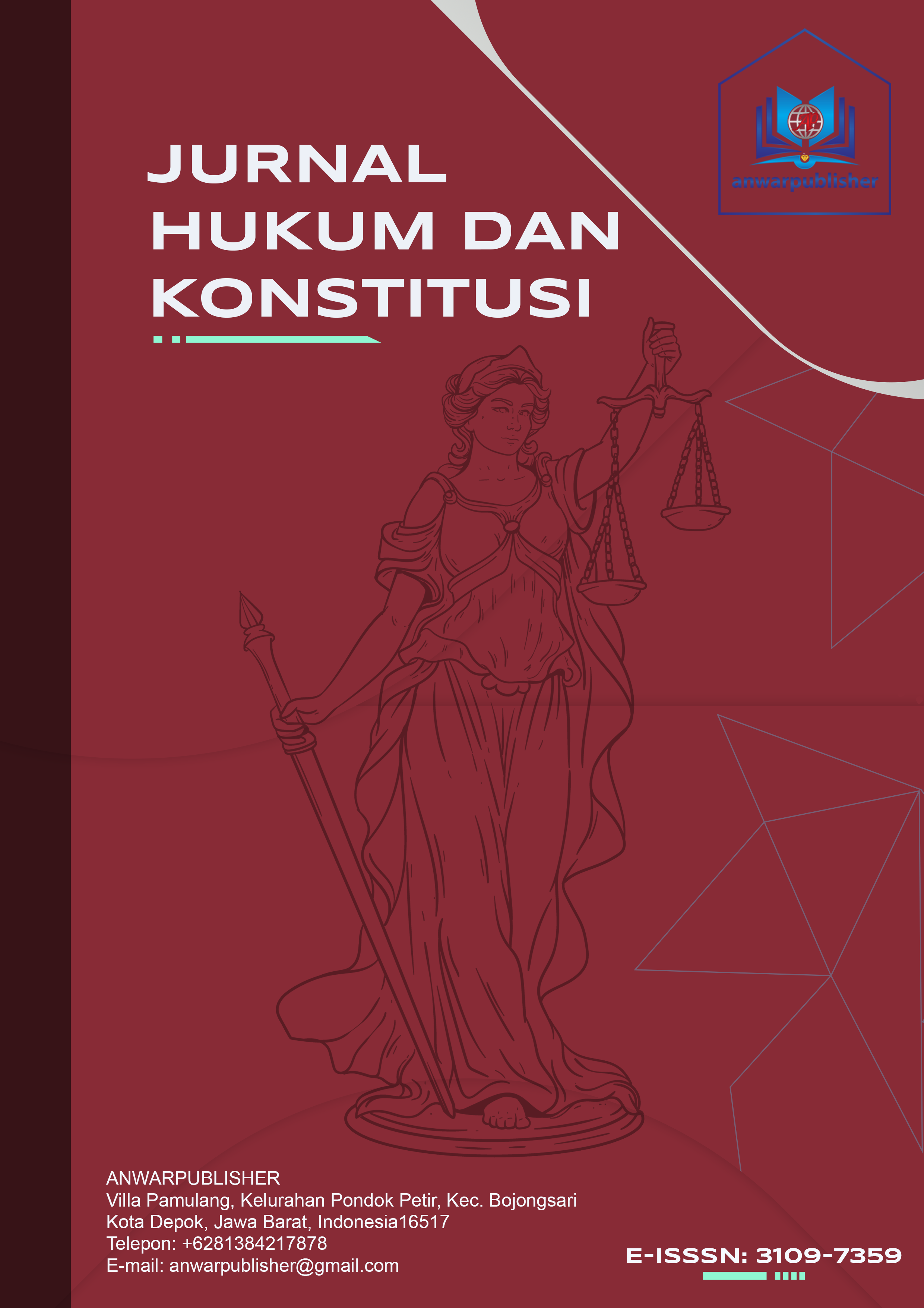 					View Vol. 2 No. 1 (2025): JIC : Jurnal Hukum dan Konstitusi
				
